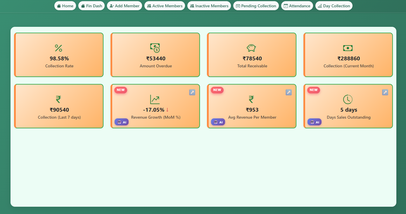 Kinfit Workout Tracking